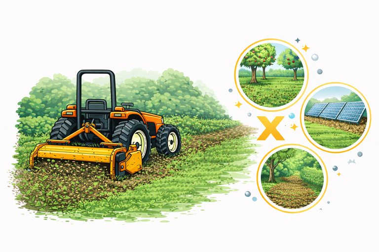 Working with a Compact Tractor: Mulching — What It Is, When to Mulch and How to Choose a Flail Mulcher